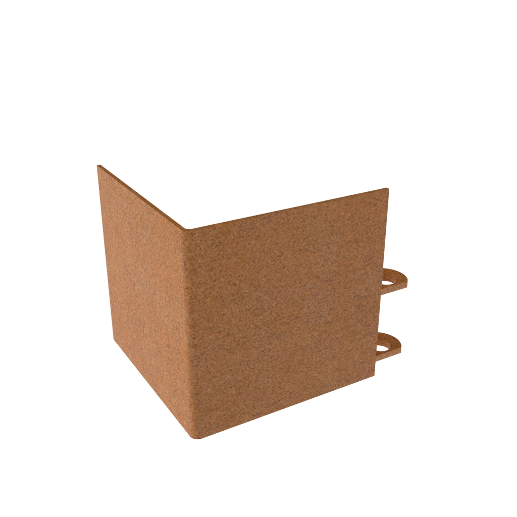 Corten Steel Edging - Corner