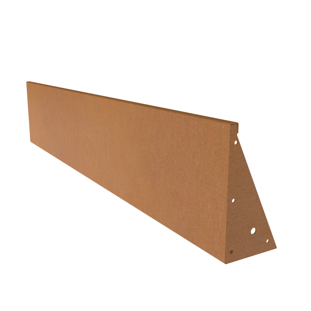 Corten Steel Retaining Wall - Straight